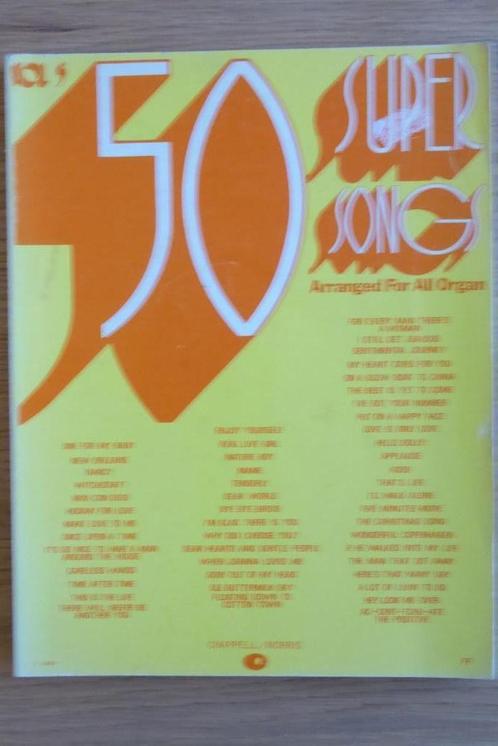 50 Supersongs Arranged For All Organs - Vol.5, Muziek en Instrumenten, Bladmuziek, Gebruikt, Artiest of Componist, Piano, Keyboard