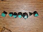 Metalen D&D Dobbelstenen Set - Groen, Hobby en Vrije tijd, Gezelschapsspellen | Bordspellen, Een of twee spelers, Ophalen of Verzenden