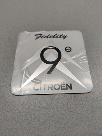Citroën Fidelity 9e Sticker/Badge beschikbaar voor biedingen