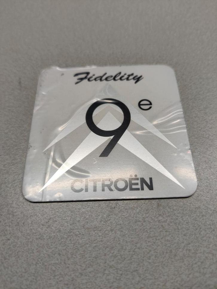 Citroën Fidelity 9e Sticker/Badge, Auto diversen, Auto-accessoires, Nieuw, Ophalen of Verzenden