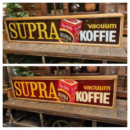 Supra koffie lichtbak reclamebak mooie lichtbak | Loods66, Verzamelen, Merken en Reclamevoorwerpen, Lichtbak of (neon) lamp, Ophalen