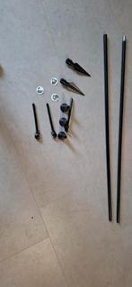 Te koop gordijn roede matzwart, Ophalen, 200 cm of meer, 200 cm of meer