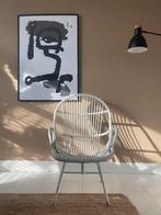 Rotan stoel, Huis en Inrichting, Riet of Rotan, Gebruikt, Ibiza, Wit