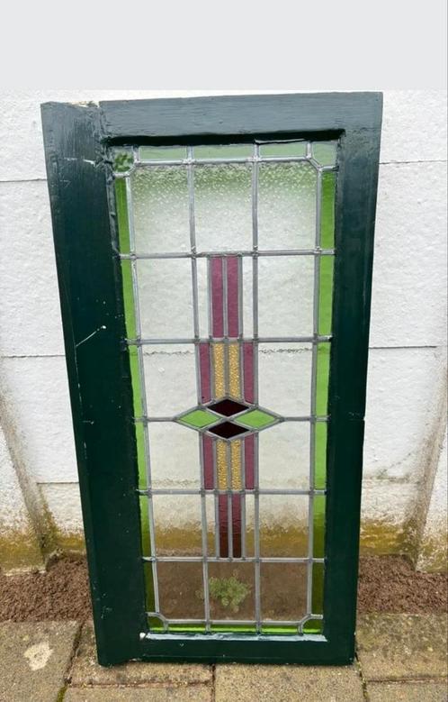 glas en lood, Doe-het-zelf en Verbouw, Glas en Ramen, Gebruikt, Glas in lood, Ophalen