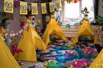 TE KOOP *tipi Slaapfeestjes*Uniek bedrijf in  kinderfeestjes, Ophalen, Nieuw, Versiering, Verjaardag