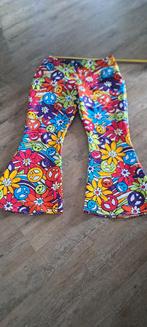 Jaren 70 Flower Power Peace broek met, Ophalen of Verzenden, Nieuw, Maat 46/48 (XL) of groter, Carnaval