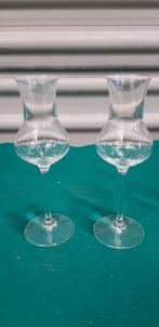 Borrelglas op voet, 2 stuks, Verzamelen, Glas en Borrelglaasjes, Ophalen of Verzenden, 'T Olde Gre-j, Info@toldegrej.nl, Endepoelstraat 20f Didam