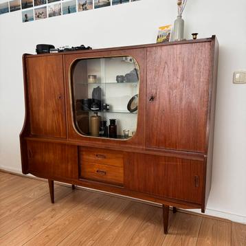 Vintage Deens design dressoir teak hout beschikbaar voor biedingen