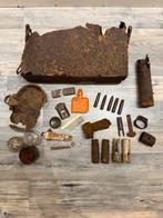 Lot Duitse Bodemvondsten WW2, Ophalen of Verzenden, Landmacht, Duitsland, Hulzen of Bodemvondsten