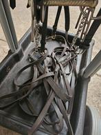 Leren 2-span tuig te koop Full, Dieren en Toebehoren, Paarden en Pony's | Hoofdstellen en Tuigage, Ophalen, Zo goed als nieuw