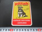 sticker Leeuwarden Koopmans PITTAH volledig Pupvoer BR069*, Ophalen, Zo goed als nieuw