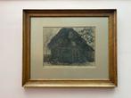 Ruurd van den Berg - Originele ets "Oud Brabant" (1942), Ophalen of Verzenden