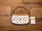 Louis Vuitton pochette accessoires multicolor, Ophalen of Verzenden, Zo goed als nieuw, Bruin