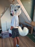 Fursuit witte wolf (lees beschrijving), Ophalen of Verzenden, Zo goed als nieuw