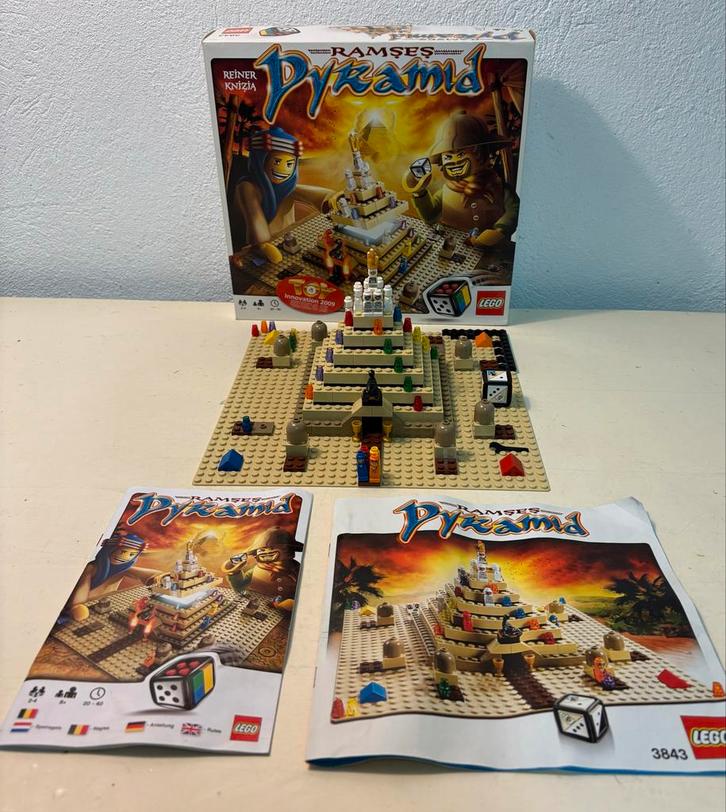 Lego Ramses Pyramide 3843 - Compleet!, Hobby en Vrije tijd, Gezelschapsspellen | Bordspellen, Zo goed als nieuw, Ophalen of Verzenden