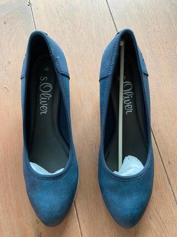 Blauwe pumps St Oliver maat 40 nieuw in doos beschikbaar voor biedingen