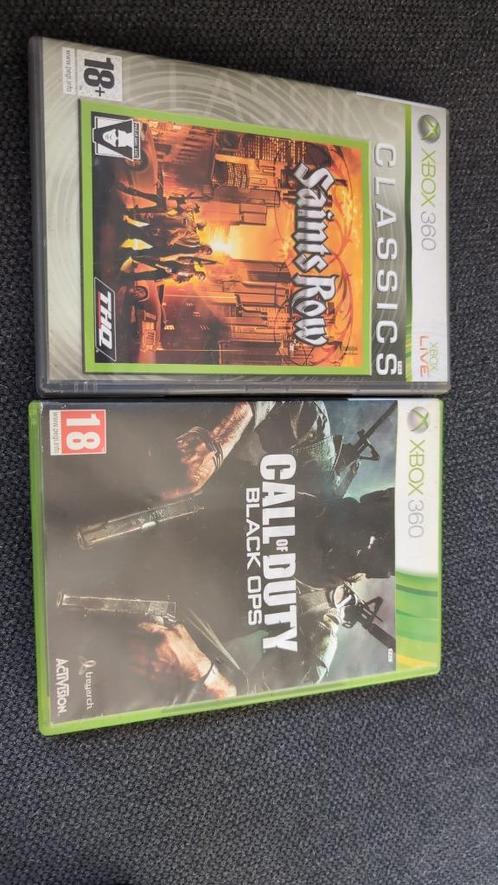 Saints Row & Call of Duty: Black Ops (Xbox 360) – Beide voor, Spelcomputers en Games, Games | Xbox One, Zo goed als nieuw, Shooter