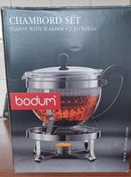 Chambord Bodum Theeset met zeef en warmhouder, Huis en Inrichting, Keuken | Servies, Ophalen, Zo goed als nieuw, Glas, Overige stijlen