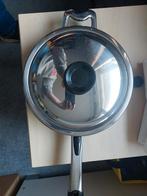 Rosenbaum hapjespan incl. deksel, Ophalen of Verzenden, Zo goed als nieuw, Gietijzer, Koekenpan of Braadpan