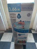 Nieuw in doos zwembad Bestway 3.66 doorsnee, Nieuw, 300 cm of meer, 200 tot 400 cm, Rond