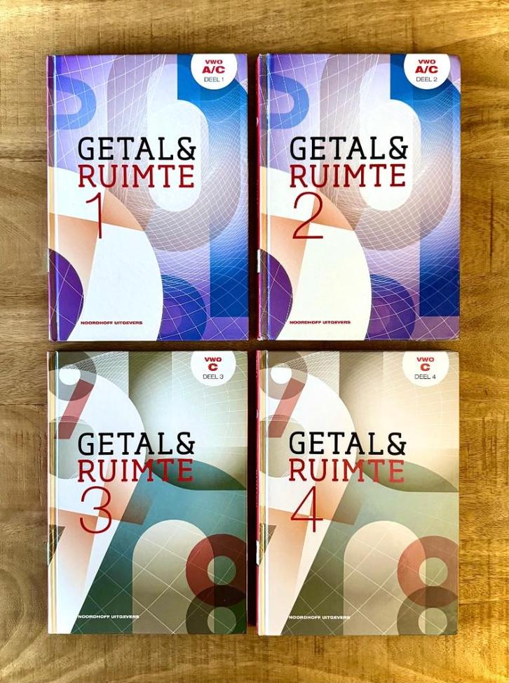 Getal & Ruimte VWO Deel 1, 2, 3, 4. Wiskunde C. 11e Editie., Boeken, Schoolboeken, Zo goed als nieuw, Wiskunde A, VWO, Ophalen of Verzenden