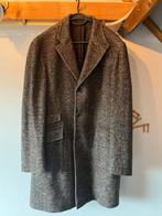 Park House wollen overjas XL - Italiaans design, Kleding | Heren, Jassen | Winter, Ophalen, Bruin, Maat 56/58 (XL), Zo goed als nieuw
