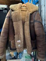 Vintage Leren Shearling Jas - Bruin, Kleding | Heren, D, Bruin, R, Overige maten