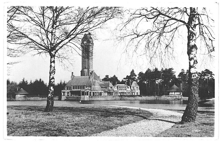 910501 Hoenderloo Gld 1941 Hubertus Postzegel afgeweekt, Verzamelen, Ansichtkaarten | Nederland, Gelopen, Noord-Brabant, 1940 tot 1960