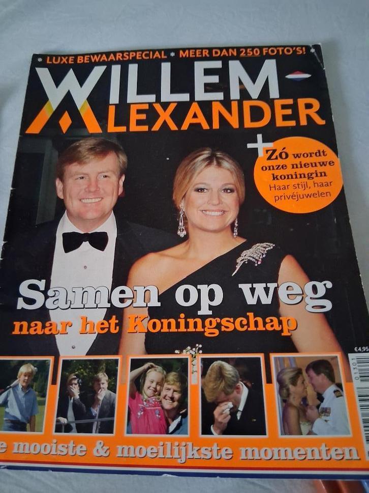 tijdschrift over Willem Alexander koninklijk huis, Verzamelen, Koninklijk Huis en Royalty, Zo goed als nieuw, Tijdschrift of Boek