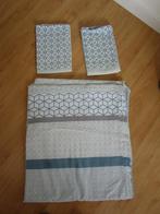 Leenbakker - tweepersoons overtrekset, Huis en Inrichting, Gebruikt, Blauw, Tweepersoons, Ophalen of Verzenden