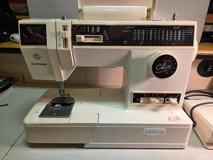 Singer naaimachine, Hobby en Vrije tijd, Naaimachines en Toebehoren, Gebruikt, Naaimachine, Singer, Ophalen