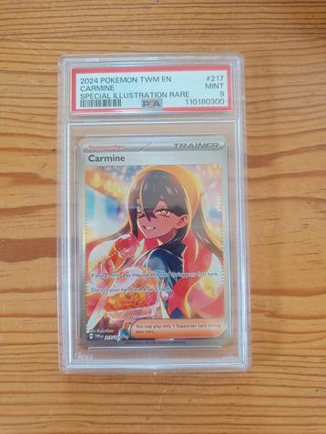 Carmine Twilight Masquerade 217/167 PSA 9 beschikbaar voor biedingen