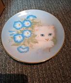 Porseleinen bord met kat, Hamilton collectie, Antiek en Kunst, Ophalen of Verzenden