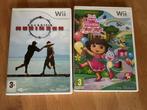 Nintendo wii games expeditie robinson en dora’s verjaardag, Gebruikt, Eén computer, Ophalen of Verzenden, Platform