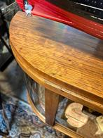 Prachtige vitrinekast met rond glas, toonbankvitrine, Ophalen, Nvt, Nvt, Nvt