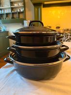BK braadpannen 24,26,30 cm, Ophalen of Verzenden, Zo goed als nieuw, Rvs, Koekenpan of Braadpan
