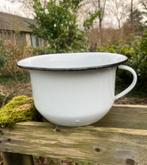Oude Emaille Po - Decoratieve Pot 🪴, Antiek en Kunst, Antiek | Emaille, Ophalen of Verzenden