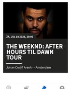 18 juli 2026 The Weeknd 2 staanplaatsen Amsterdam, Twee personen, Juli