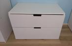 NORDLI Ladekast 2 lades, wit, 80x54 cm (nieuw € 129), Ophalen, Gebruikt, 1 of 2 laden, 50 tot 100 cm