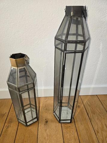 Windlichten 2 stuks beschikbaar voor biedingen
