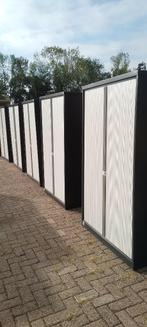 Stalen kasten, Huis en Inrichting, Kasten | Roldeurkasten en Archiefkasten, Ophalen, Gebruikt, 100 tot 150 cm, Kantoor, garage, schuur,