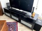 mooi zwart Brimnes tv meubel van Ikea 180 x 41 x 53 cm, Ophalen, Zo goed als nieuw