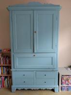 Kast massief hout antiek, Huis en Inrichting, Kasten | Buffetkasten, Gebruikt, 100 tot 150 cm, 200 cm of meer, Met deur(en)