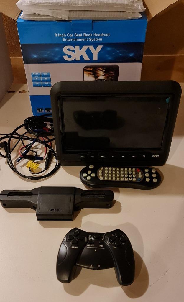 autostoel hoofdsteun monitoren, Auto diversen, Auto-accessoires, Zo goed als nieuw, Ophalen