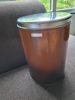 Groot blik Brabantia - emaille bruin vintage retro, Antiek en Kunst, Antiek | Emaille, Ophalen of Verzenden
