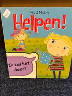 Helpen! Mix & Match boek, Boeken, Ophalen, Zo goed als nieuw, Uitklap-, Voel- of Ontdekboek, 2 tot 3 jaar