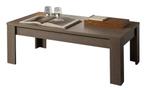 VOORRAAD Luxe rechthoekige Grijs Eiken Salontafel Eos NIEUW, Overige materialen, Nieuw, Eigen chauffeurs,  montageservice mogelijk, nieuw