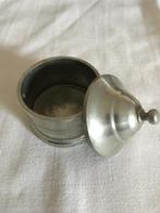 Oud Tinnen Opbergbakje - Pewter Merk, Antiek en Kunst, Ophalen of Verzenden