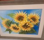 Schilderij  zonnebloemen, Ophalen of Verzenden