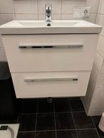Badkamermeubel - wastafel met onderkast en kraan - 2 lades, Huis en Inrichting, Ophalen, 50 tot 100 cm, Zo goed als nieuw, Minder dan 100 cm